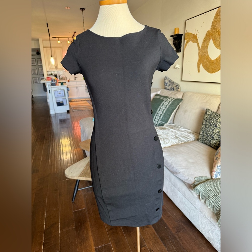 Armani Exchange Black sheath dress
